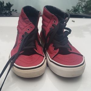 Unisex red Vans